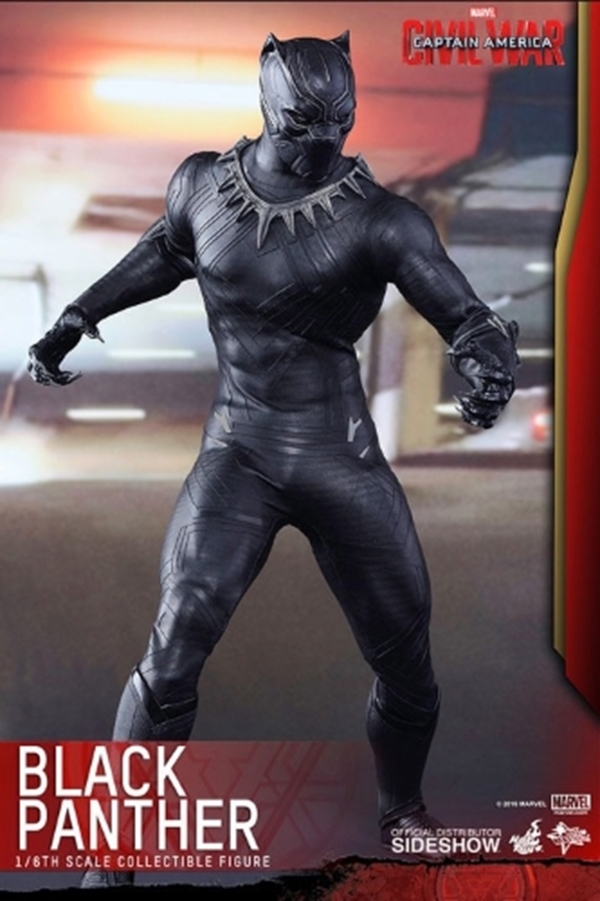 Black Panther - Capitan America. Civil War Hot Toys Figura 1/6