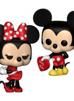 Disney Pack de 2 Funko Pop Mickey & Minnie 10 cm