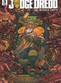 Judge Dredd Blessed Earth Nº3 Cover Ulises Farinas (July 2017) 