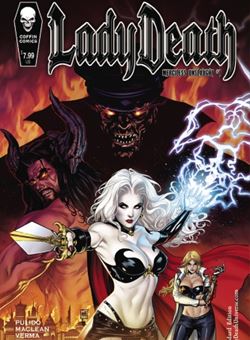 Lady Death Merciless Onslaught Nº1 Standard Cover Mike Krome (August 2017) 