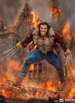 Logan (X-Men) Estatua 1/10 20 cm Marvel Comics BDS Art Scale Iron Studios Lobezno (Wolverine)