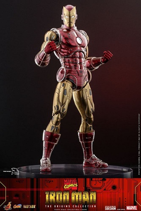 Marvel The Origins Collection Comic Masterpiece Figura 1/6 Iron Man 33 cm Hot Toys