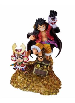 One Piece Estatua PVC FiguartsZERO Monkey D. Luffy by Eiichiro Oda WT100 Daikaizoku Hyakkei 19 cm Bandai Tamashii Nations