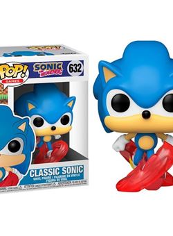 Running Sonic Funko Pop 10 cm Nº632 Sonic the Hedgehog 30th