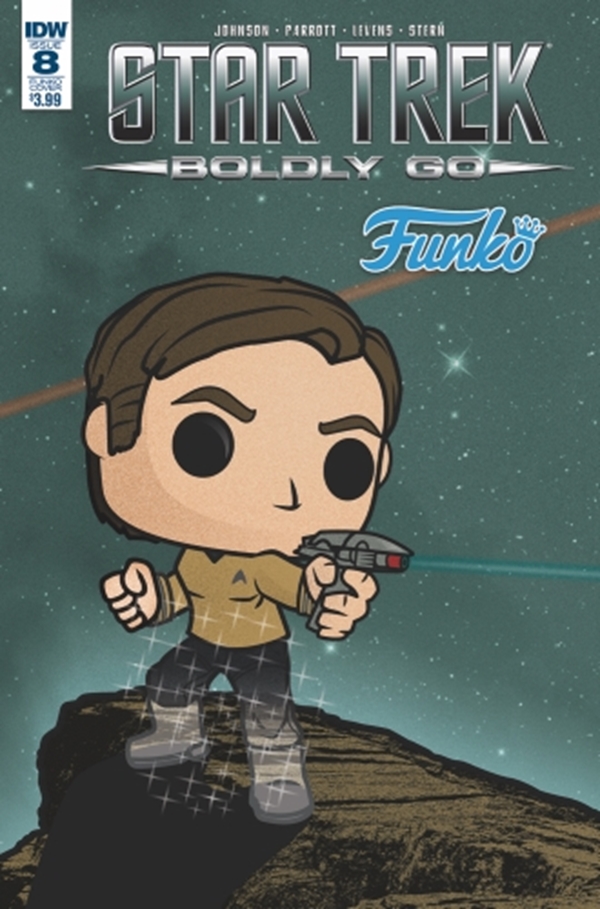 Star Trek Boldly Go #8 Funko Art Cover Tim Gilardi (May 2017) 