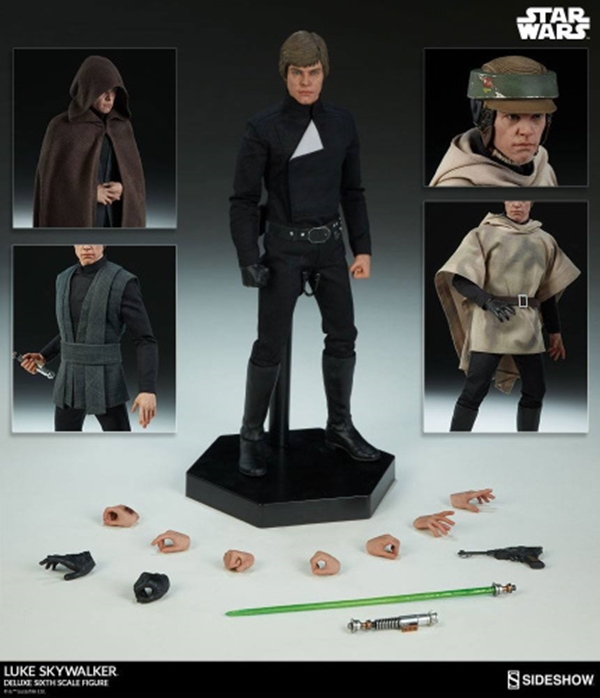 Star Wars Episode VI Figura 1/6 Deluxe Luke Skywalker Deluxe 30 cm Sideshow