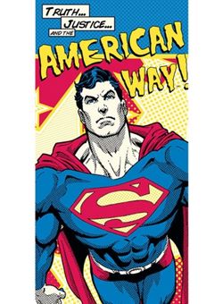   Toalla Superman DC American Way